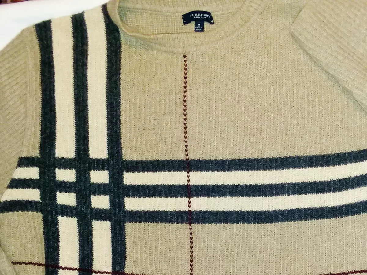 Vintage Burberry Sweater 1990's