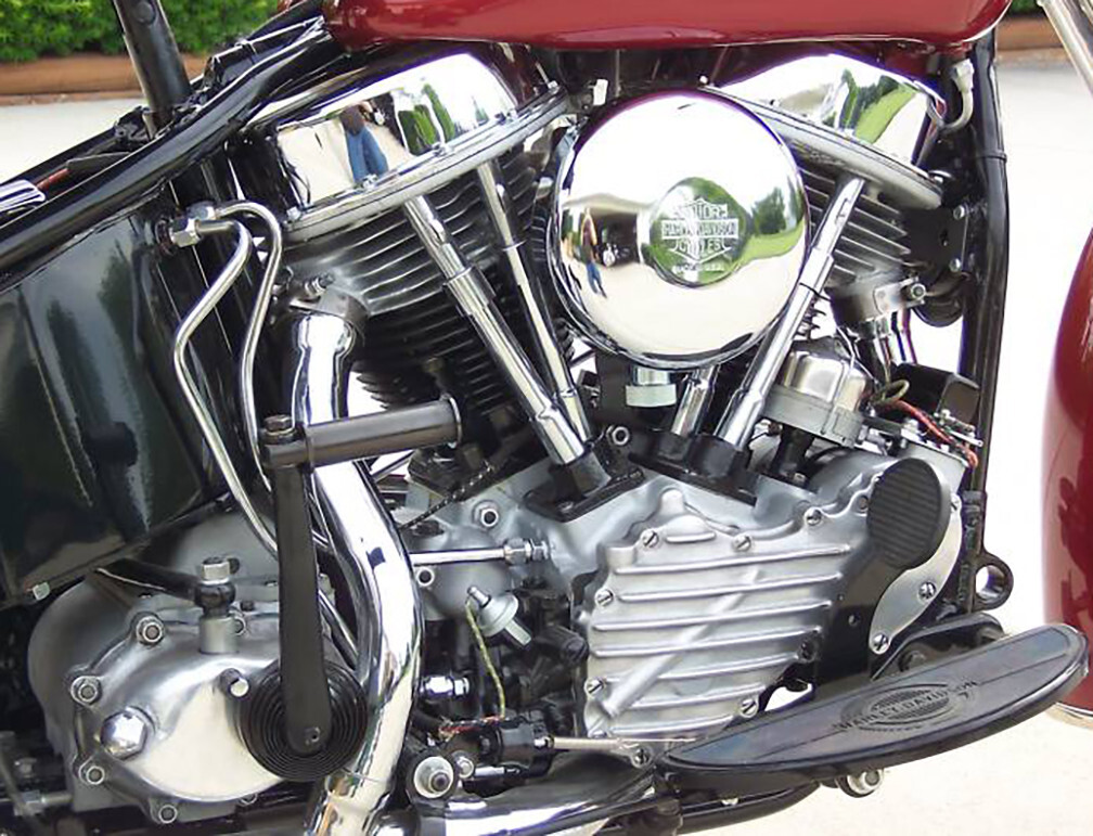 Chrome EXHAUST PIPE SET for 1948 - 1957 Harley 61 & 74 Panhead