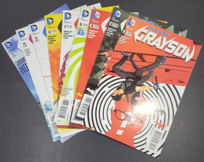 DC Comics - Grayson #3-10 & 12 (9 Books) - 2015 - VFN/NM - Collection Lot - B&B