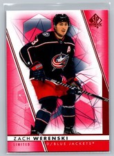 2022-23 SP Authentic #3 Zack Werenski Red Parallel Columbus Blue Jackets