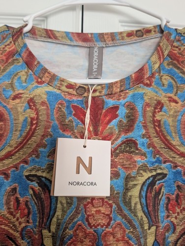 Noracora Womens Top Medium Multicolor Jersey - Picture 2 of 7