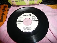 record 45 rare The Creators on Philips promo   Boy, He's Got it NM-