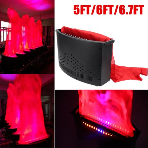 Falsa luce fuoco LED rosso e blu palco DJ 3D finta fiamma effetto atmosfera - Foto 2 di 22