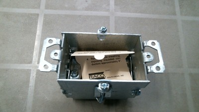 Raco 00523 Electrical Switch Box, 3''x2 1/2'', FREE SHIPPING