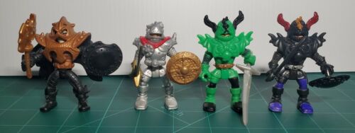 Lot vintage de 4 figurines articulées en plastique Fisher Price Imaginext Elite Knight - Photo 1 sur 8