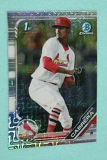 GENESIS CABRERA 2019 BOWMAN CHROME PROSPECT MOJO REFRACTOR #BCP142 ST. LOUIS