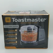 Toastmaster 1.5-Cup Mini Chopper Food Processor NIB TM-67MC
