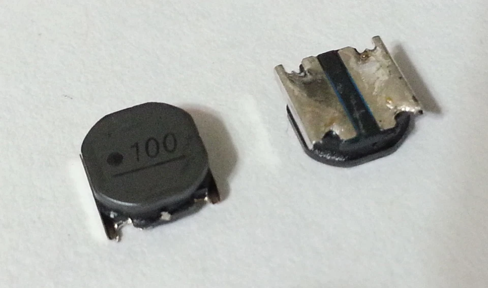 2000 muRata TOKO 1253AY-100M=P3 Inductor SMD 10uH 20% 1.9A 67mOhm SMT SMD NUEVO Foto 2 de 4