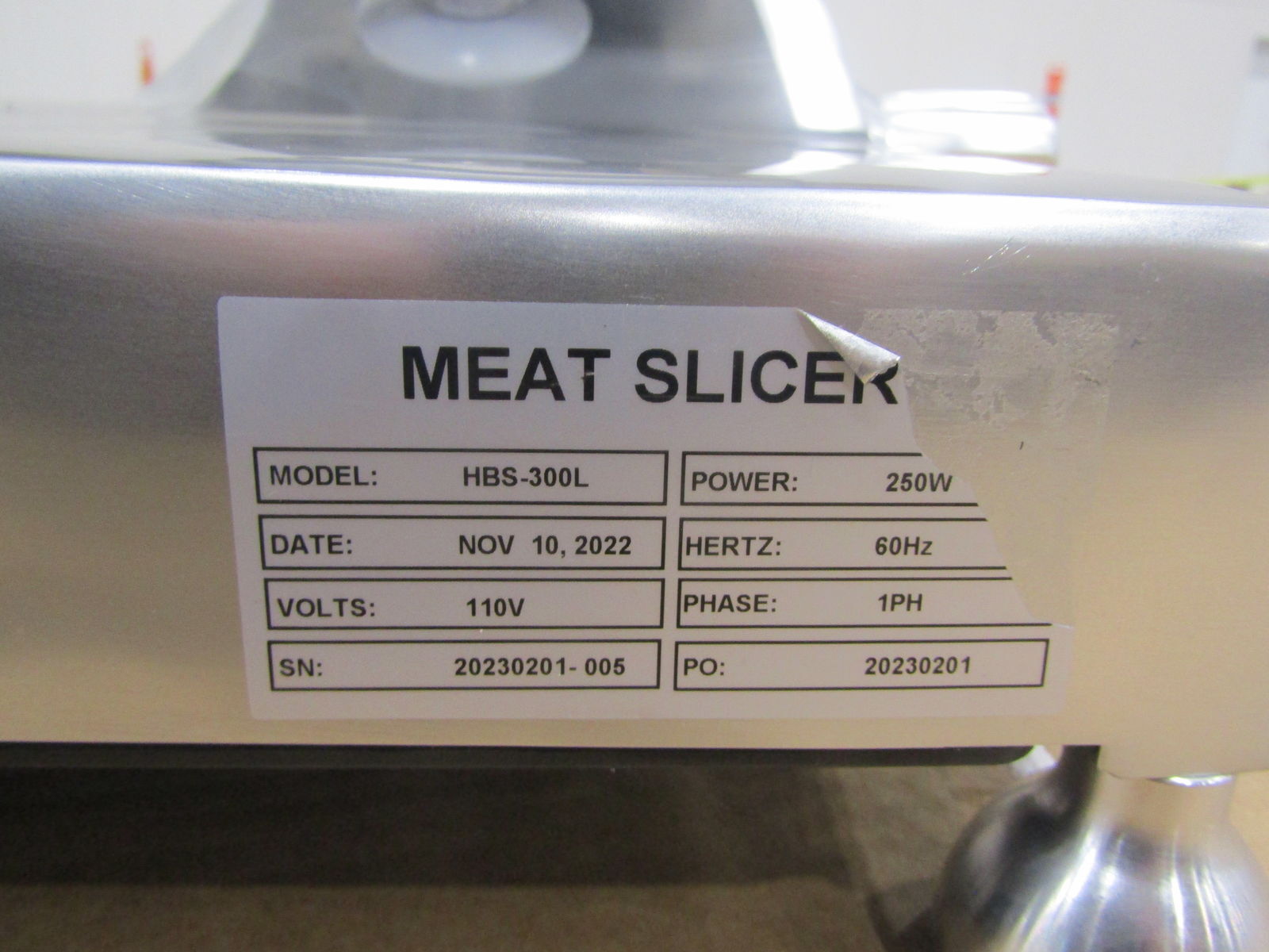 Hauling 12" Blade Meat Slicer HBS300L eBay