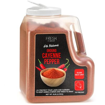 Pepper Powder Bulk 5 LB All Natural Red Pepper Spice 50,000 SHU Heat NEW