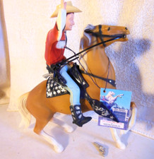 1980's USA Roy Rogers and Semi Rearing Trigger COMPLETE Hartland western 3