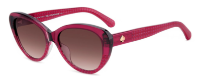 Kate Spade JOSI/S SK4 Burgundy/Wine Cat Eye Women display picture 2