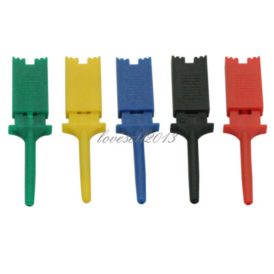 5PCS Hooks Test Clips 5 Colors for Logic Analyzers Logic Test Clip