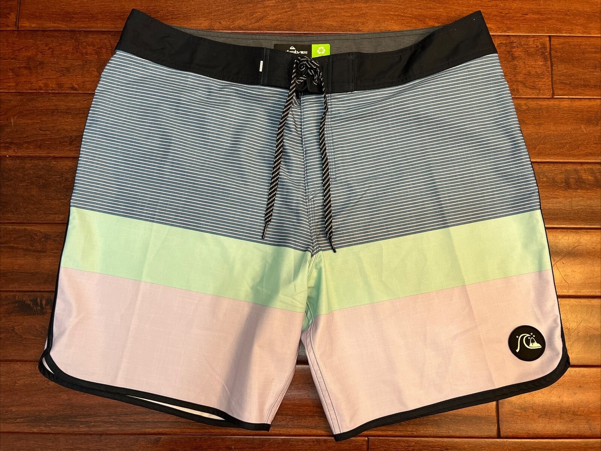 QUIKSILVER Highline Surfsilk Board Shorts Men’s 38 Hybrid Boardshorts Surf