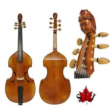 SONG Maestro 6 strings 27" viola da gamba,Carving woman scroll Tenor Gamba