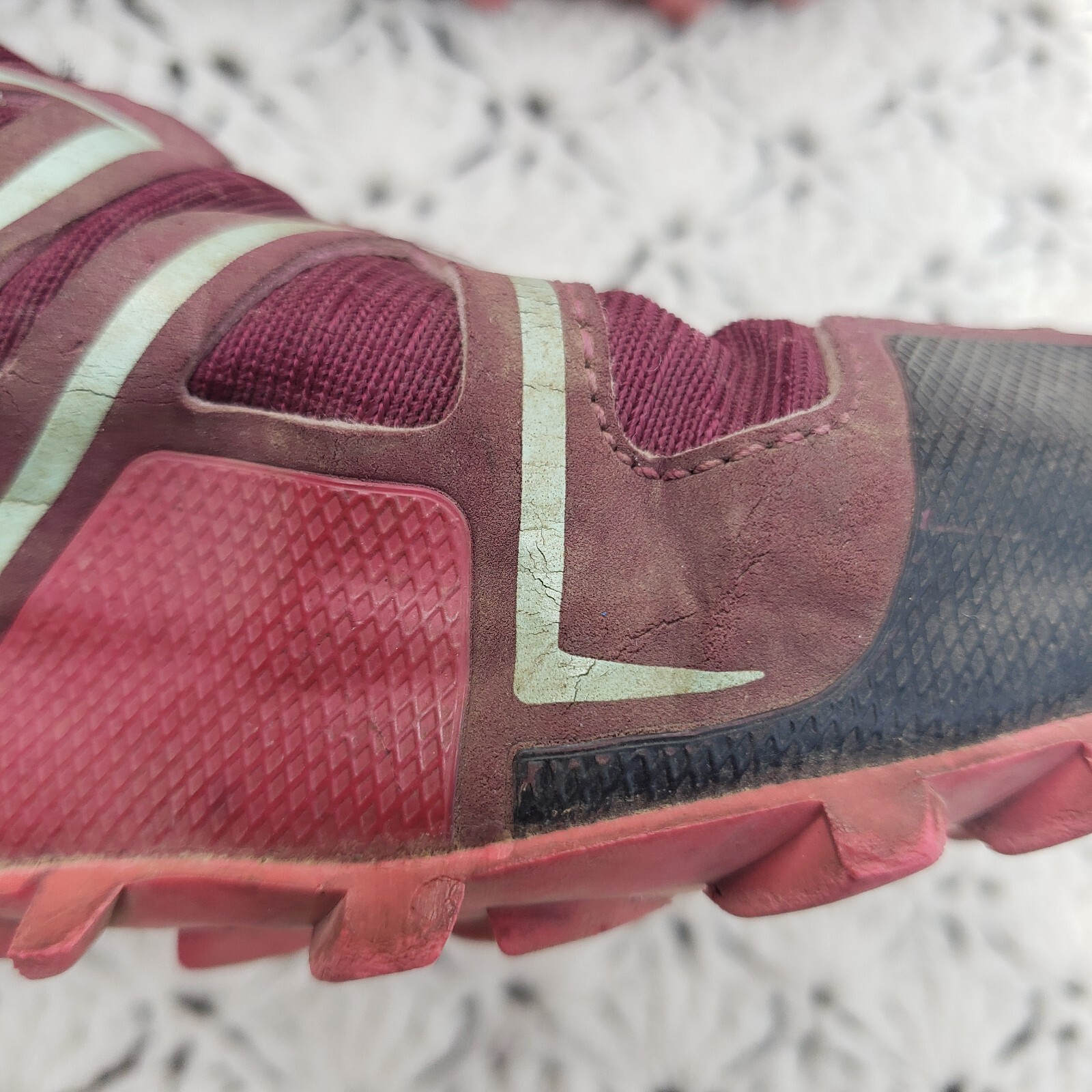 Scarpe da corsa Salomon da donna Speedcross 3 viola per escursionismo trail US 8