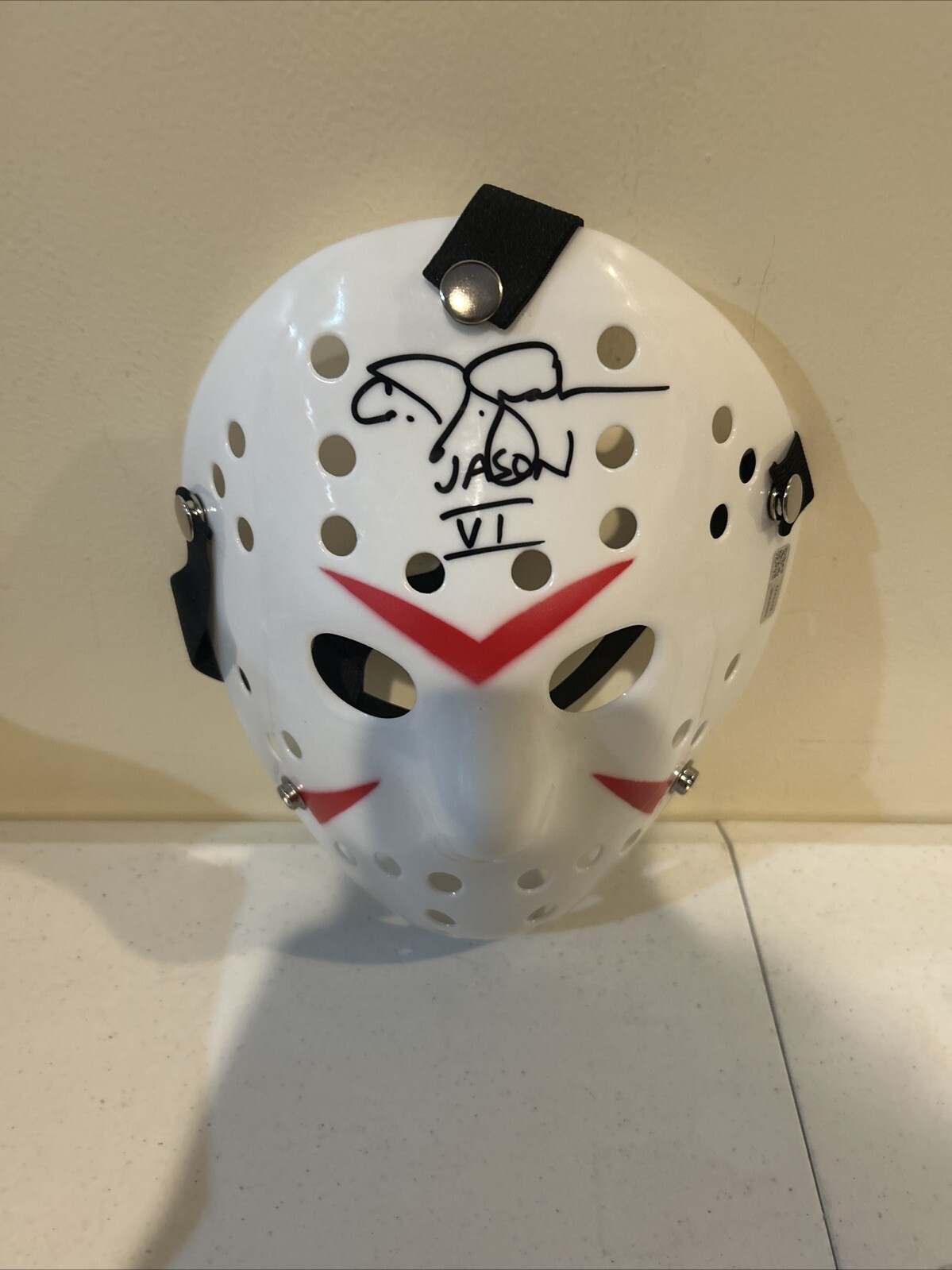 CJ GRAHAM SIGNED AUTOGRAPH JASON MASK FRIDAY THE 13th TRISTAR COA