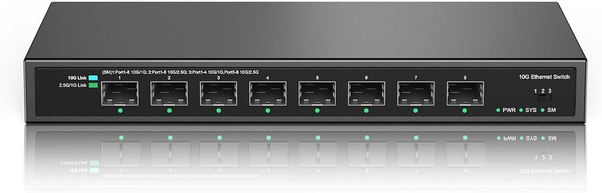 8ポートSFP+ 10GファイバースイッチとSFP、HBAカードなど 8ポートSFP+ 10GファイバースイッチとSFP、HBAカードなど Amazon