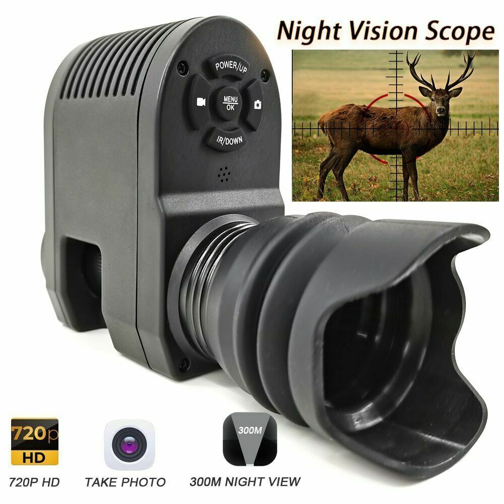 Rifle Scope Hunting Ir Camera Record Video 850nm + Battery