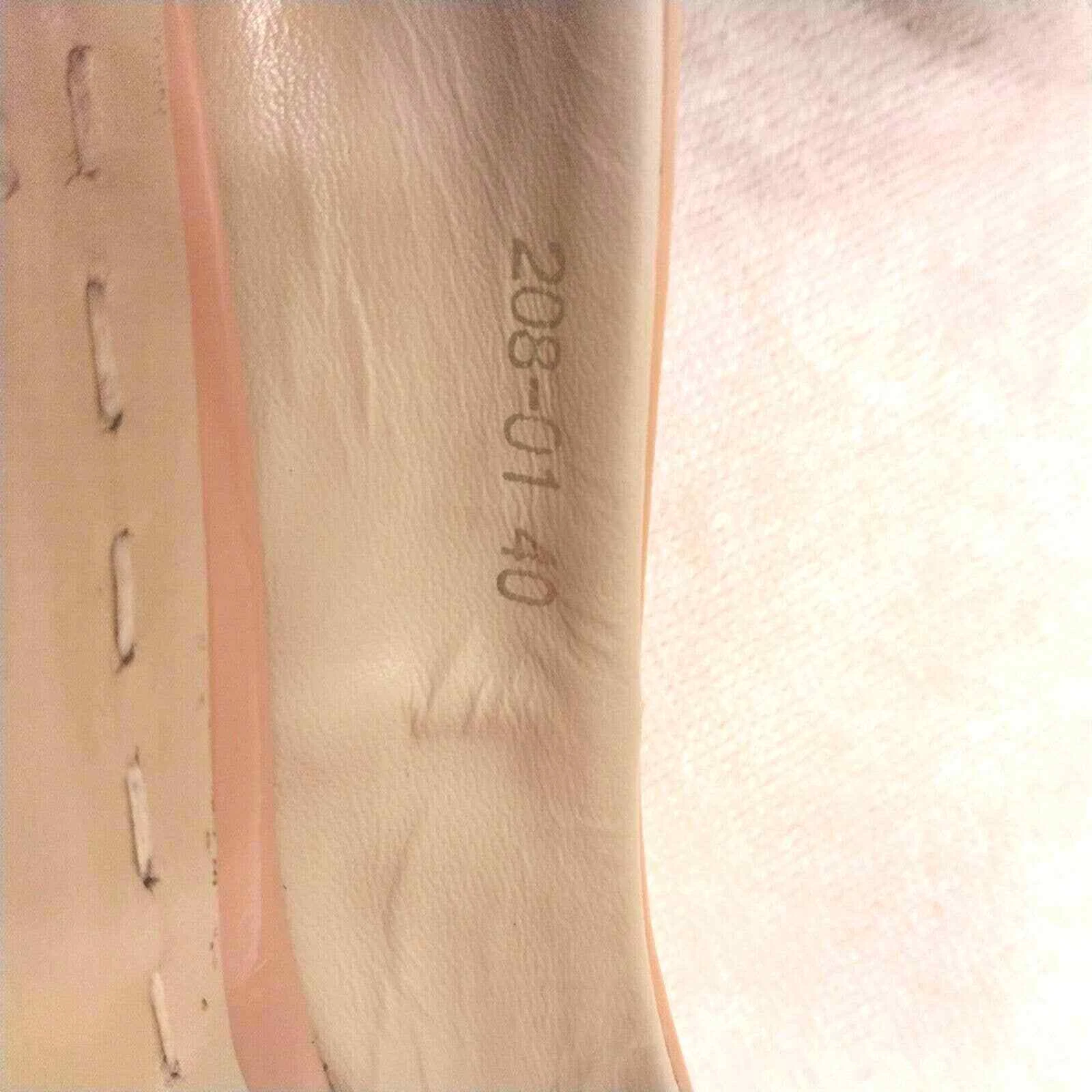 MIU MIU Décolleté Miu TACCHI GIOIELLI punta aperta pelle verniciata marrone rosa beige matrimonio taglia 40