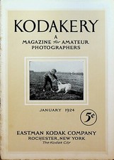 Kodakery Magazine for Amateur Photographers Kodak January 1924 Rochester NY