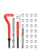 30 Pcs Thread Repair Kit, M6 x 1mm Thread Repair Insert Kit Compatible Hand Tool