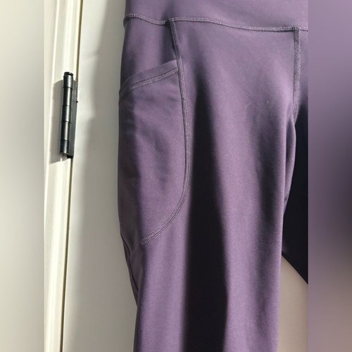 Old Navy Leggings Womens Medium Purple High-Rise Waisted Powersoft Active GoDry - Picture 2 of 5