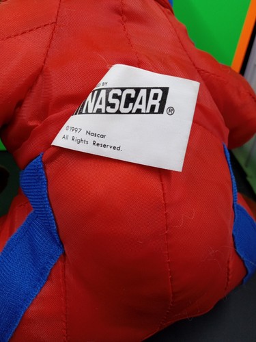 Vintage Nanco Team USA Nascar Teddy Bear Plush Racing Suit Stuffed Animal 1997 - Picture 6 of 10