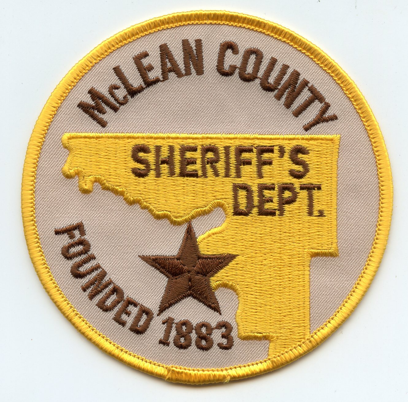 McLEAN COUNTY NORTH DAKOTA ND SHERIFF POLICE PATCH eBay