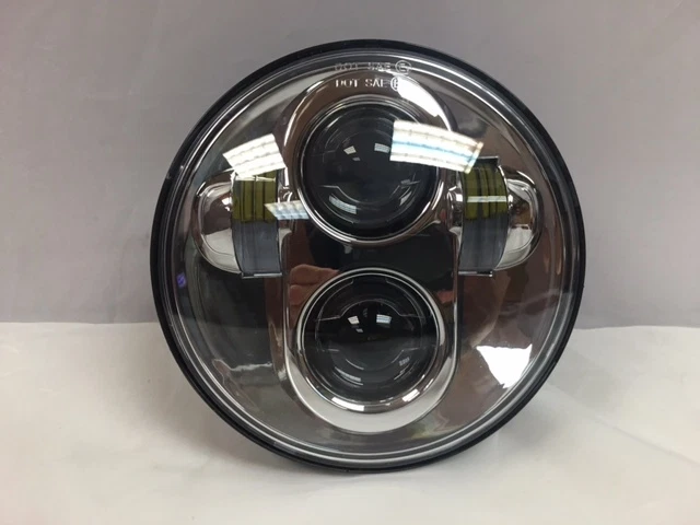 Chrome - 5 3/4" Daymaker LED Light Bulb Headlight Harley Dyna Sportster VROD - Image 4 of 4