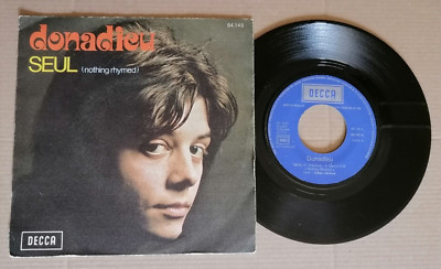 DONADIEU: Allein (''Nothing Rhymed'') 7'' 45T Es regnet auf Winchester DECCA 84.145