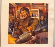 Shadowfist CCG Real Bad Cat Boom Chaka Laka Original Card Art By Kenneth Waters