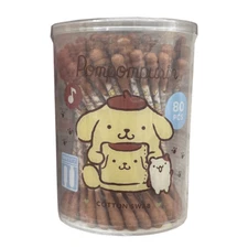 DAISO  Sanrio Pompompurin cotton swab 80pcs from Japan