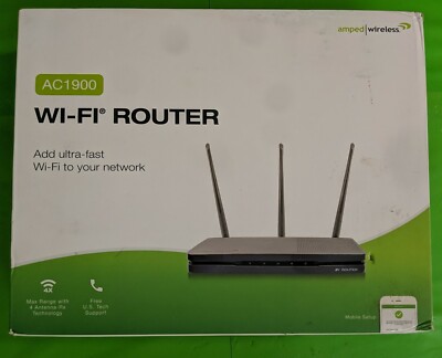 Spede 1900 Router Amped Wireless AC1900 Wi-Fi Router (B1900RT) | eBay