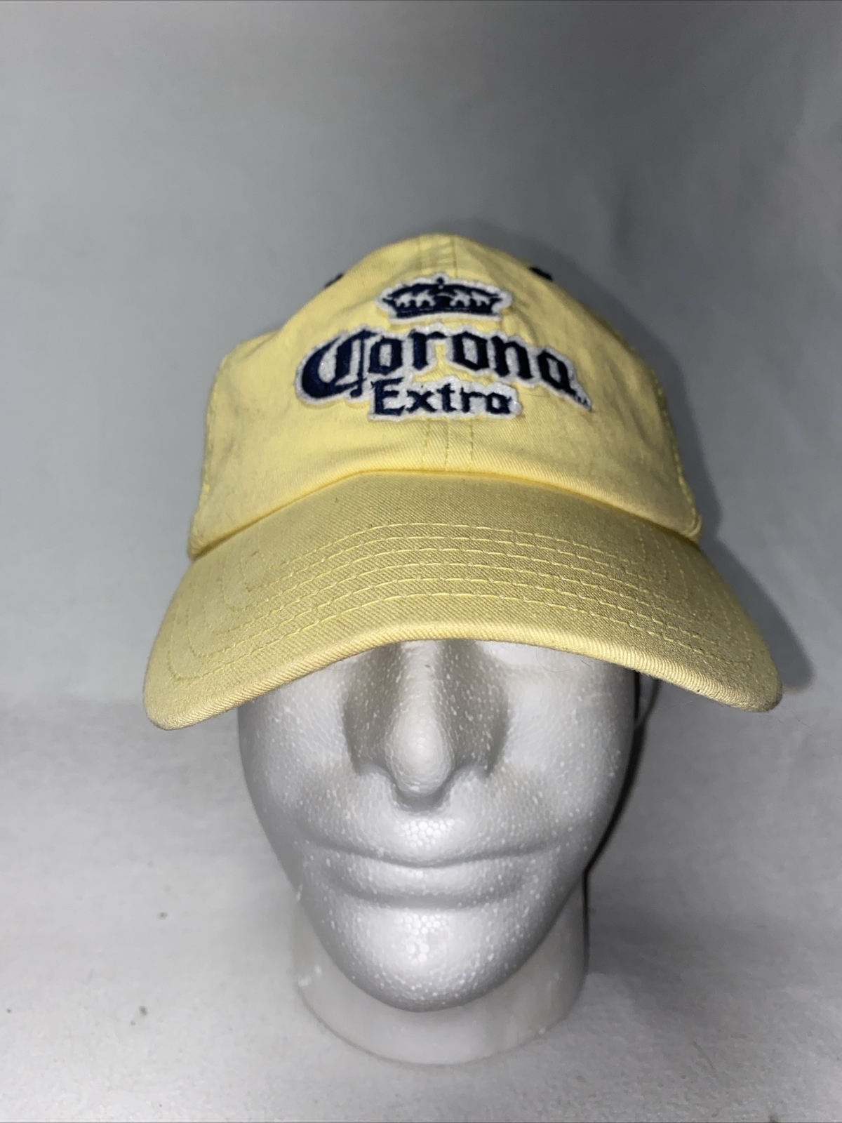 Corona Extra Hat Cap Light Yellow Patch Adjustabl… - image 1