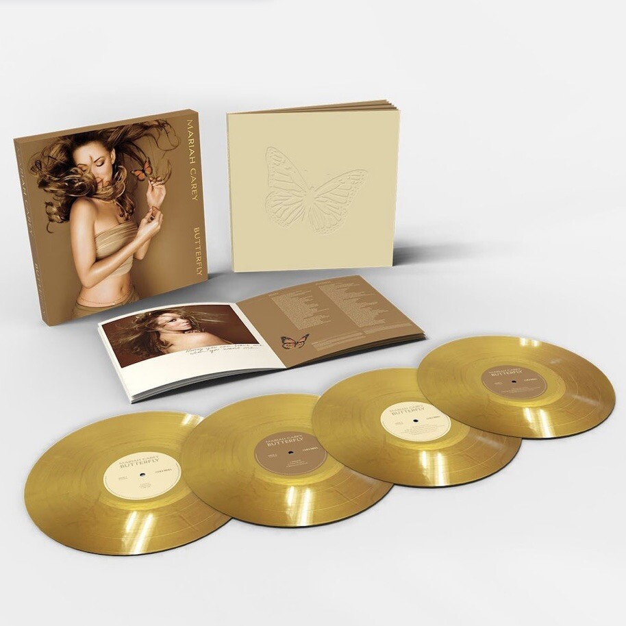 サイン・掲示用品 パネル mariah carey /butterfy レコード(新品、未
