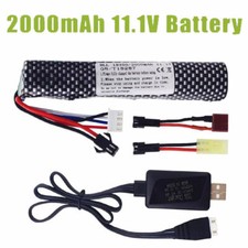 11.1V 2000mAh 30C Li-ion Battery SM-2P plug for Gel Water Droplet Blaster Air