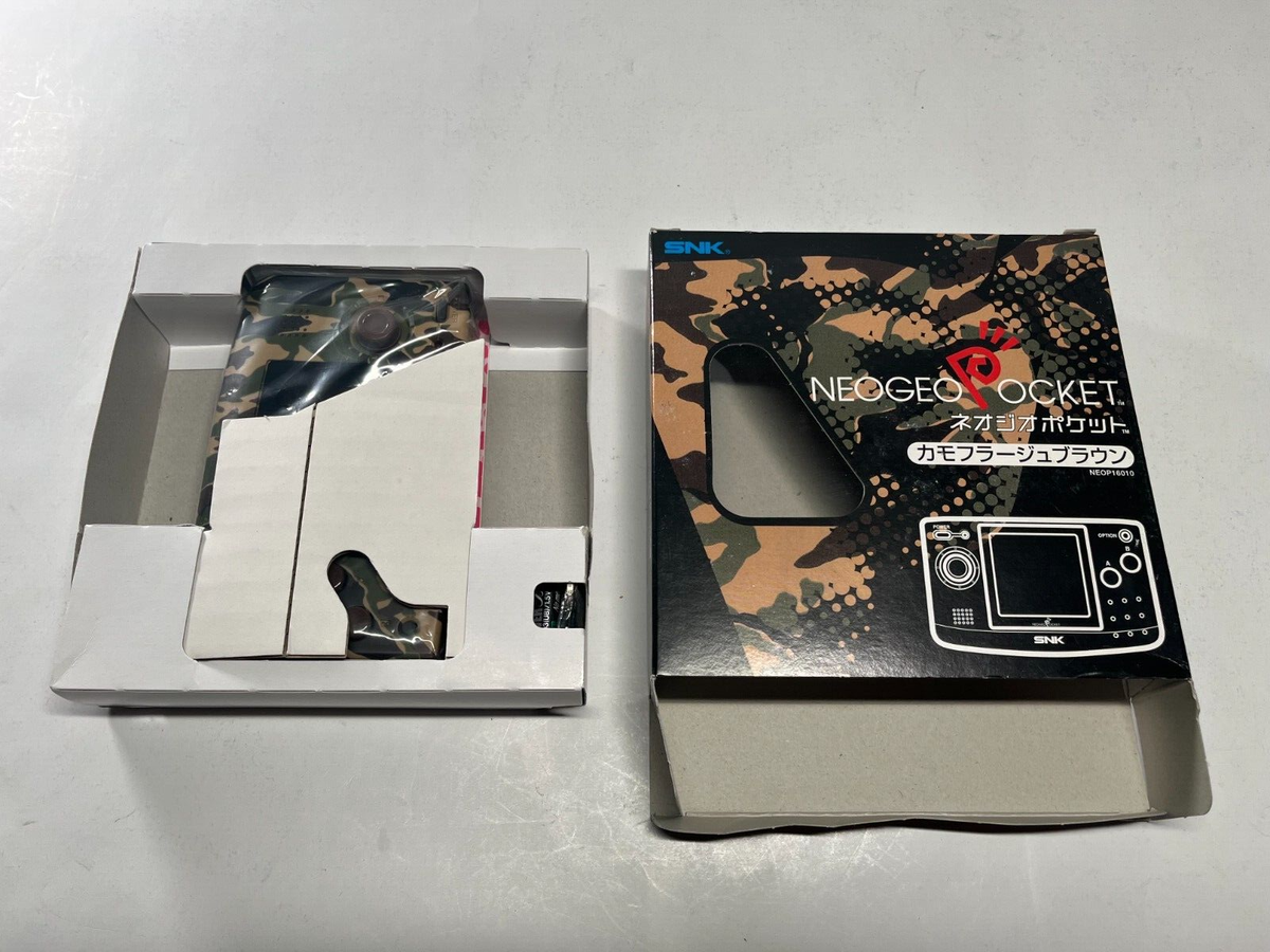 NeoGeo Pocket Console Camouflage Brown JAP Très Bon état Serial M