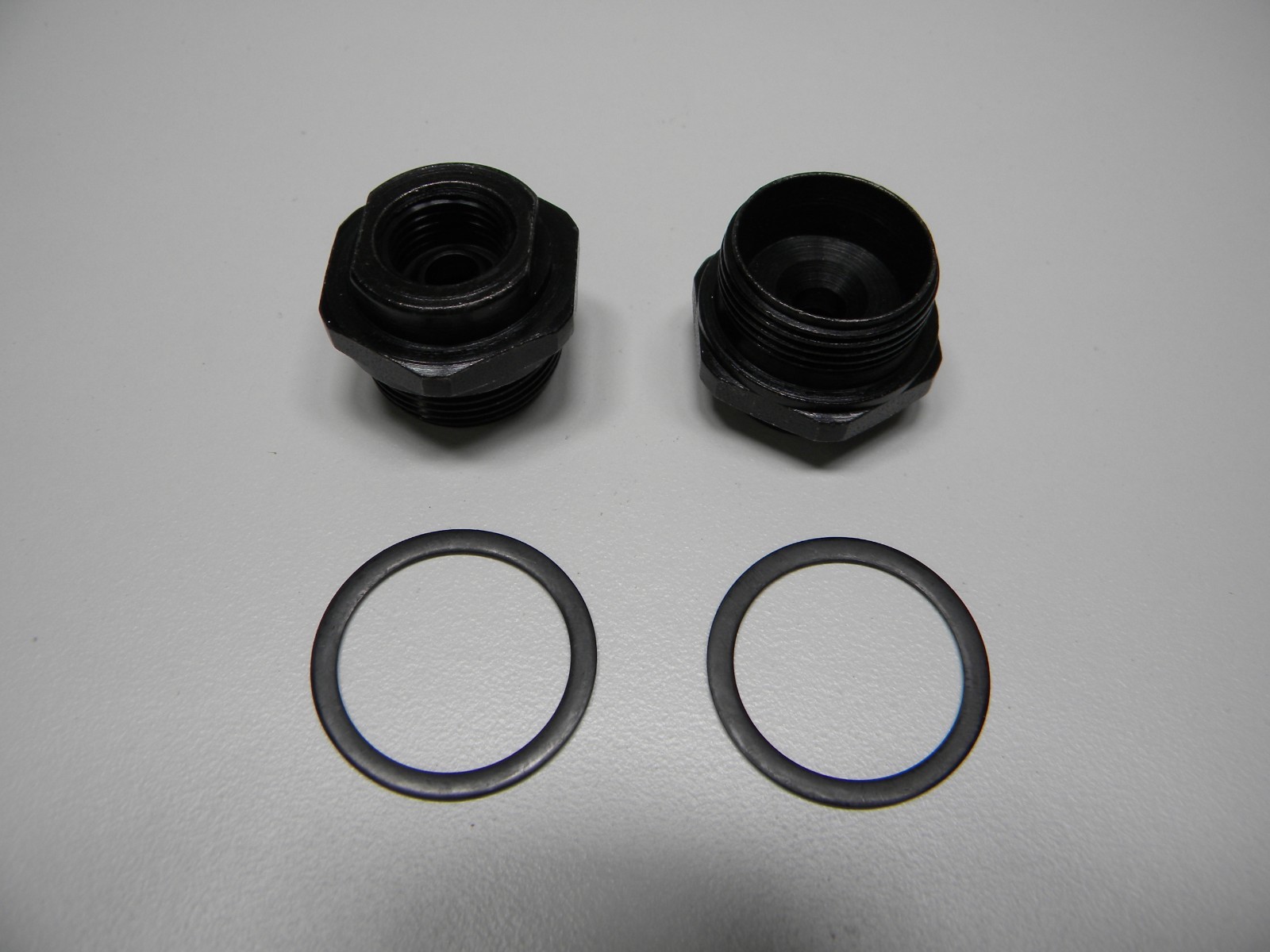 Holley 26-27 Fuel Inlet Fitting 5/16" Tube 1/2" Inverted Flare To 7/8-20 2 PacK