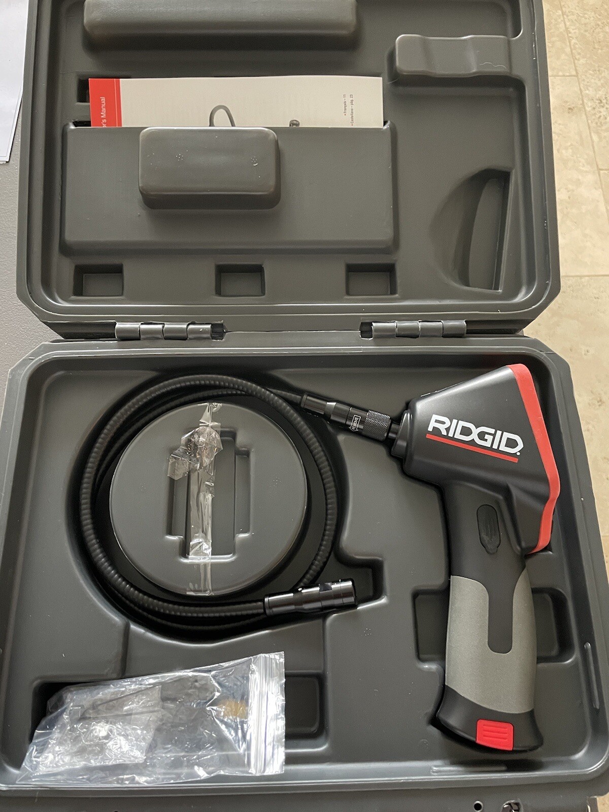 Caméra d'inspection RIDGID CA-150 pour l'analyse précise des canalisations