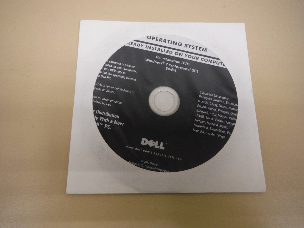 Microsoft Windows 7 Professional 64bit Operation System CD disk | eBay