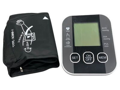 #ad Electronic Blood Pressure Monitor BP 510 With Easy Shuttle amp; Voice Broadcast $12.99