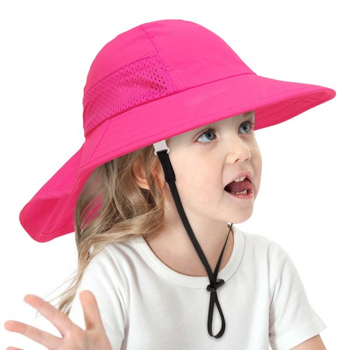 UK Dinosaur Kids Baby Toddler Sun Hats Summer Breathable Boy Girl Hat Beach Cap - Picture 9 of 37