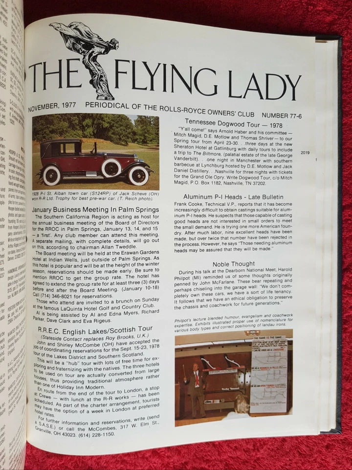 The Flying Lady Rolls-Royce Owners' Club US 1951 -1977 page 1-2050 Complete VGC  - Image 4 of 4