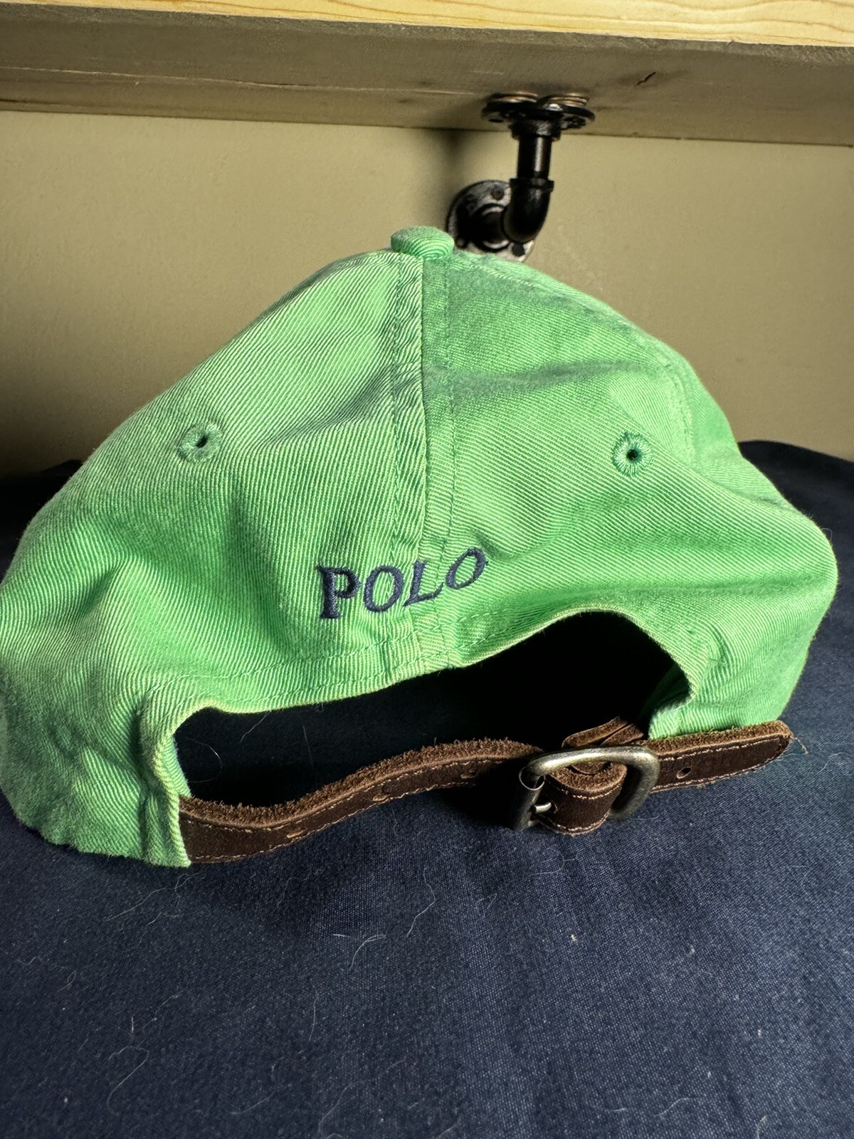 Cappello Polo Vintage Polo Ralph Lauren Logo Verde Navy Pony