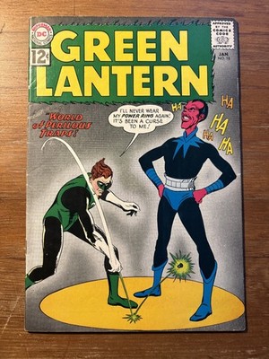 Green Lantern #18 (DC 1963) Classic Early Sinestro Cover Lanterns