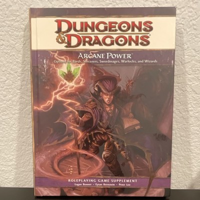 Wizards of the Coast Arcane Power Dungeons & Dragons Game Supplement