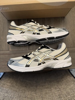 Size 13 - ASICS Gel 1130 Cream Black Silver | eBay