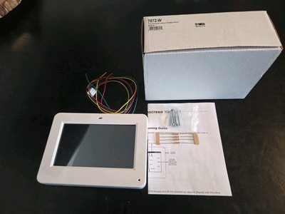 DMP 7872-W Graphic Touchscreen Keypad 4 Zones Prox White New Open Box
