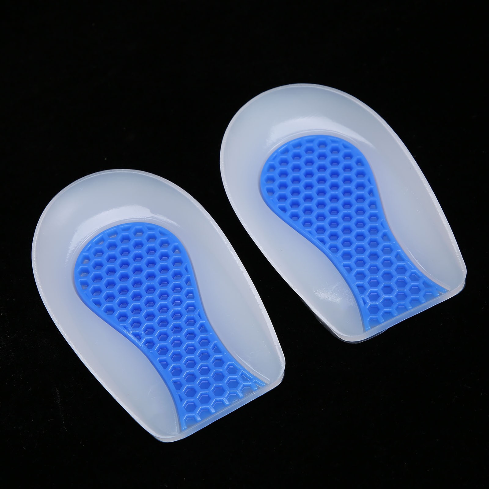 ༝Heel Cup Silicone Insole Shoe Inserts Pad Shock Absorption Elastic Sport Sho